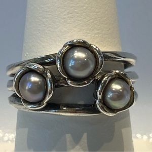 Pandora Triple Bloom Ring